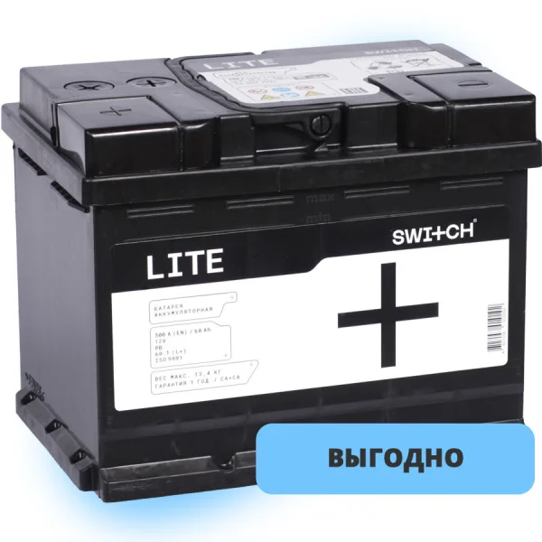Switch АКБ Switch Lite 60Ач п/п L2