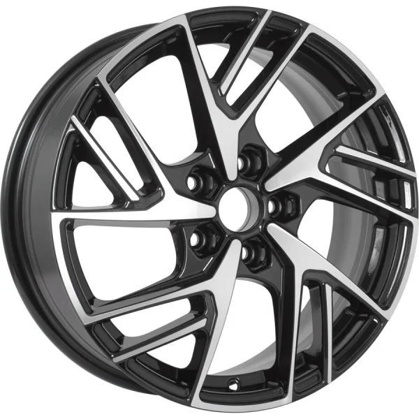 KHOMEN KHW1722 (Coolray) R17x6.5 5x114.3 ET45 CB54.1 Black_FP