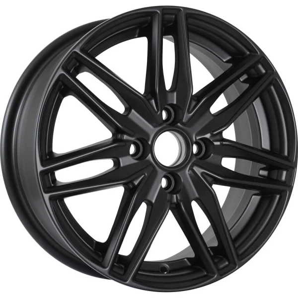 KDW KD1570 R15x6 4x100 ET46 CB54.1 Matt_Black_Painted