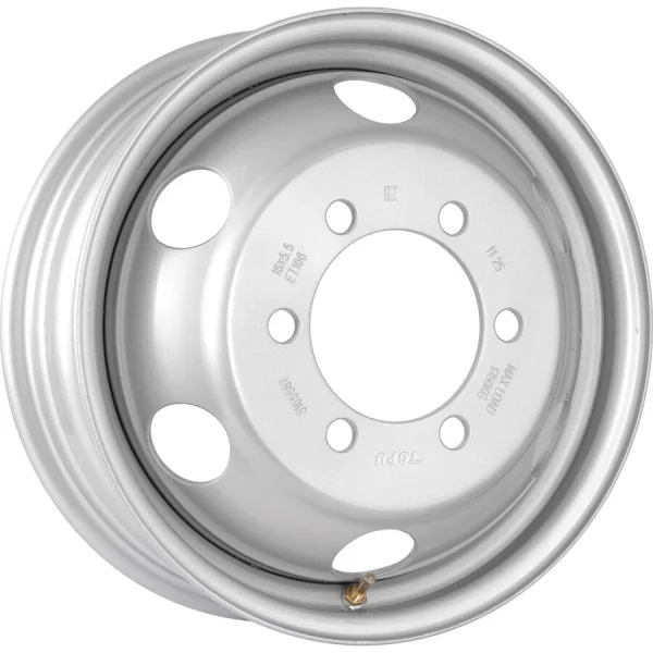 Topu (SRW) 3165587 R16x5.5 6x170 ET106 CB130 Silver с вентилем, 1350 кг